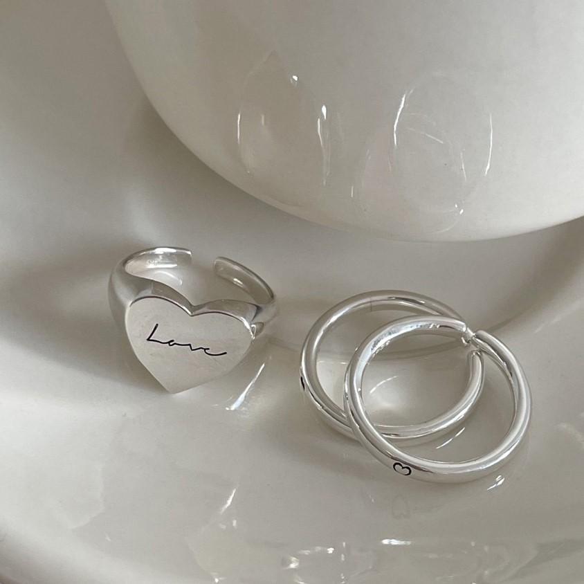 Wholesale Sterling Silver Letter Love Ring